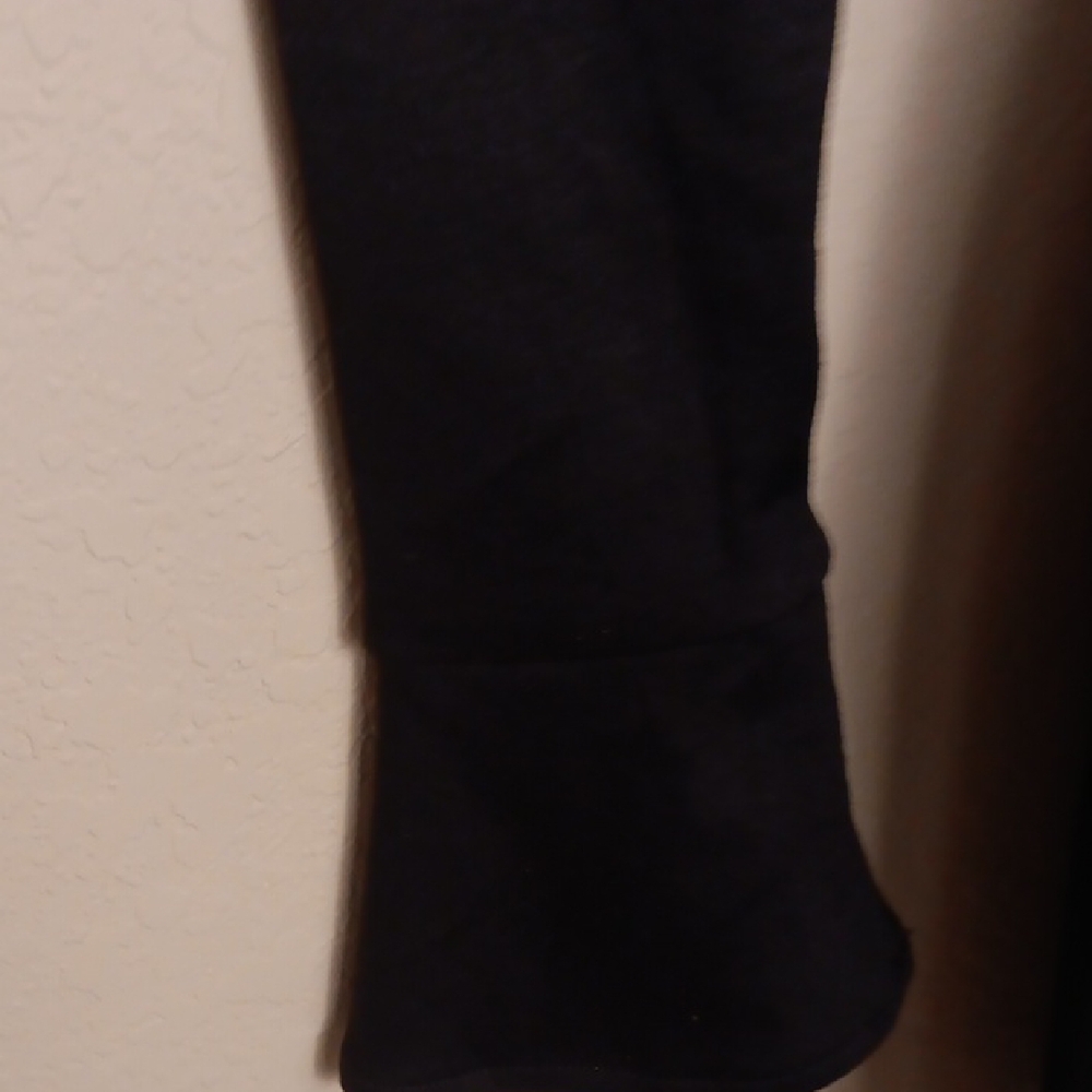 NWT! Black Bell Sleeve Asymmetrical Cocktail Dress - Picture 8 of 13